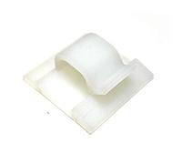 Lot de 50 clips de câble auto-adhésif multifonction (8 mm, blanc)