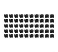 Lot de 50 clips de câble pour panneau solaire Pa66 en plastique isolé pour 6 câbles traversants de 6,5 mm - Convient aux supports de 1,0 à 3,2 mm - Montage extérieur résistant à la chaleur et au froid