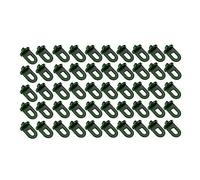 Lot de 50 clips de fixation en plastique pour serre, crochet de suspension pour panier de serre, outil de fixation pour isolation de serre, filet d'ombrage