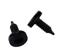 Lot de 50 clips de garniture de porte en nylon pour Discovery (1994-2004) et pour Range Rover P38 (1995-2002) - Tête 14 mm, tige 6 mm, noir