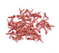 Lot de 50 clips de greffe en plastique pour concombre, aubergine, pastèque pour permettre un flux fiable de nutriments après greffe (bouche ronde)
