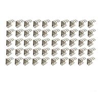 Lot de 50 clips de guidage d'eau en acier inoxydable 304 pour panneau solaire avec plusieurs canaux de drainage et ouverture autonettoyante pour optimiser la gestion de l'eau et réduire le temps