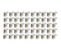 Lot de 50 clips de guidage d'eau en acier inoxydable pour panneaux solaires pour améliorer l'efficacité du drainage et réduire la fréquence de nettoyage manuel sur les réseaux photovoltaïques (35 mm)