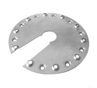 Lot de 50 clips de mise à la terre pour panneau solaire PV en acier inoxydable pour installations de camping-car, bateau et abri de jardin photovoltaïque avec trous de fixation sécurisés