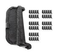 Lot de 50 clips de rail DIN pour connecteur Wago 221-2411