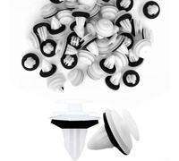 Lot de 50 clips de retenue de panneau de garniture de porte pour Toyota, fixations de rechange pour OEM 90467-09206 90467-A0005, clips de goupille intérieure en plastique noir (B)