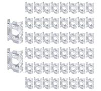 Lot de 50 clips pour cadre solaire en aluminium pour drainage de l'eau pour une performance efficace (30 mm)
