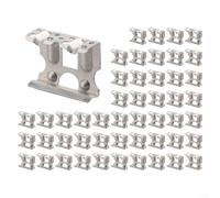 Lot de 50 clips pour cadre solaire en aluminium pour drainage de l'eau pour une performance efficace (35 mm)