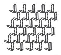 Lot de 50 clips pour système de nivellement de carrelage en plastique dur avec angle mâle, pour une installation professionnelle de carrelage