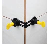 Lot de 50 clips pour système de nivellement de carrelage pour carrelage au sol et au mur - Entretoises réglables en plastique dur avec angle mâle, compatibles avec carrelage Lev standard