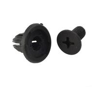 Lot de 50 clips poussoirs de rivets de voiture pour la rétention des panneaux de garniture avec trou de 10 mm, utilisés sur les panneaux de porte, les pare-chocs, les jupes latérales et les pièces