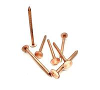 Lot de 50 clous en cuivre pour toiture en feutre d'arbre, 30 mm, 38 mm, 50 mm (50 mm x 3,35 mm)