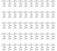Lot de 50 clous en spirale, transparents, pour drap de lit, coussin, matelas, tendance