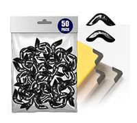 Lot de 50 coins arrondis en nickel - Protégez les coins et décorez votre livre, pour scrapbooking, cahier, livre photo et plus encore