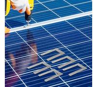 Lot de 50 colliers de serrage en acier inoxydable pour panneau solaire avec rondelles de mise à la terre et entretoises pour toit, sol, abri d'auto et photovol