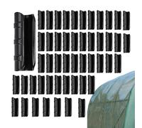 Lot de 50 colliers de serrage pour serre - Clips de fixation - Pour une utilisation en extérieur dans l'agriculture - Pour treillis, abris et