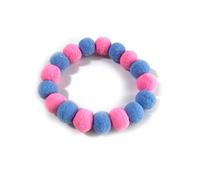 Lot de 50 colliers pour chien avec nœud papillon et fleur arc-en-ciel