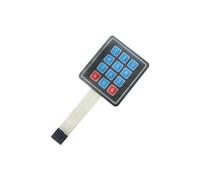 Lot de 50 commutateurs à membrane 4 x 3 avec 12 touches - Panneau de commande 3 x 4 - Clavier microprocesseur pour Arduino AVR