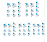 Lot de 50 commutateurs de rechange pour clavier mécanique à 3 broches pour claviers rétroéclairés à LED conçus pour une utilisation durable dans les jeux et la saisie