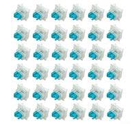 Lot de 50 commutateurs tactiles pour clavier mécanique avec design résistant aux éclaboussures et graisse pré-appliquée pour réduire le bruit et une performance fluide (vert)
