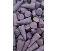 Lot de 50 cônes d'encens aromatiques à l'odeur florale de lavande Violet