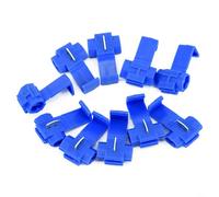 Lot de 50 connecteurs de borne à épissure rapide pour solutions de câblage AWG 14 16 Installation facile à sertir pour connexions électriques