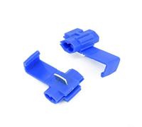 Lot de 50 connecteurs de câbles de verrouillage électrique bleus à sertir pour AWG 14-16, 0,5-2,5 mm² IDC Splitter Block - Convient pour serrure