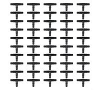 Lot de 50 connecteurs en T barbelés pour arroseur goutte à goutte compatibles avec tuyau de 4/7 mm pour un arrosage efficace du jardin et des tuyaux d'irrigation