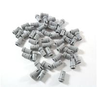 Lot de 50 connecteurs Lego Technic - « Pin 1/2 » - Gris clair
