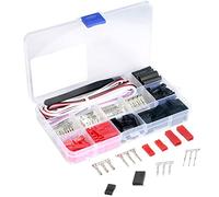 Lot de 50 connecteurs servo RC mâles et Femelles compatibles JST SYP Futaba Câble d'extension de Fil servo pour Hitec Spektrum RC Car Modèle Avions Connexion de la Batterie du récepteur ESC