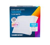 Lot de 50 coques de jeu de société mates - 73 x 73 mm - Optimisées pour une utilisation avec les cartes carrées, protection de cartes de qualité supérieure, code couleur bleu FFG