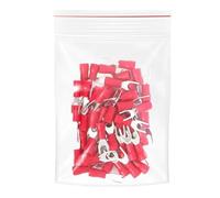 Lot de 50 Cosses À Sertir À Fourche for Câbles Électriques, Connecteurs À Fourche, Épissures Rapides, Fiches Isolantes for Vis De Connexion(SV1.25-4s-50PCS)