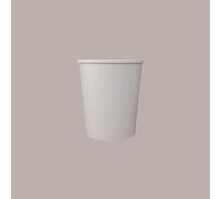 Lot de 50 coupelles de papier glacé Cream 1000 cc carton polyéthylène idéal pour glaces et produits froids, emballage alimentaire