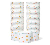 Lot de 50 coupes à glace en papier, pois pastel, 255 g