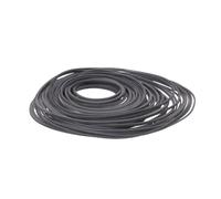 Lot de 50 courroies de rechange en caoutchouc pour appareils auditifs vintage mixtes 0,7 mm et 1,0 mm Transmission stable Réduit le bruit Courroie d'entraînement