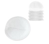 Lot de 50 coussinets d'allaitement jetables, ultra fins, très absorbants, à séchage sûr, anti-fuite, ultra ajustés, ultra doux, respirants, emballés individuellement (blanc, 13 cm)