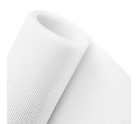 Lot de 50 coussinets en maille respirante pour fond de pot, drainage efficace et gestion du sol pour le jardinage (blanc)