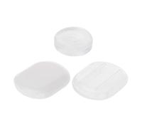 Lot de 50 coussinets transparents Lamdoo pour boucles d'oreilles - Coussinets anti douleur en silicone pour boucles d'oreilles à clip, Silicone, claire, A
