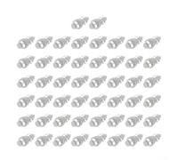 Lot de 50 crampons antidérapants avec outil pour voiture, moto, VTT pour augmenter la traction sur routes glacées et sol couvert de neige (50 pièces de 9 x 4 mm)