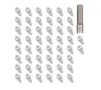 Lot de 50 crampons de chaîne à neige pour pneu de moto