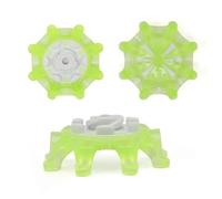 Lot de 50 crampons pour chaussures de golf avec clé à torsion rapide compatibles avec Foot Joy (vert)