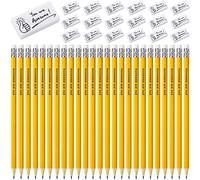 Lot de 50 crayons de motivation pré-taillés avec gommes blanches « You Are Awesome » et citations positives pour enfants, enseignants, étudiants