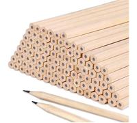 Lot de 50 crayons HB en bois véritable | 17,9 x 0,7 cm | Pour enfants étudiants enseignants, usage école bureau écriture dessin