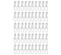Lot de 50 crochets coulissants pour rideaux, durables, silencieux à | Intégration transparente dans les systèmes de rails de rideaux existants, améliorant la fonctionnalité dans les bureaux et la