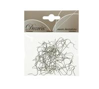 Lot de 50 Crochets de Suspension argentés en Forme de S Crochets pour Boules de Noël