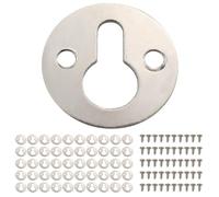 Lot de 50 crochets de suspension ronds en métal - Pour accrocher des cadres photo
