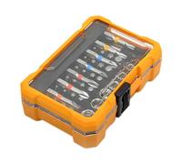 Lot de 50 de tournevis magnétiques - Arc-en- 6,3 mm pointes en acier professionnel solide, trousse d'outils ménagers pour la construction en bois, métal, pierre, 12 x 8,2 x 3,2 cm