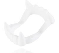 Lot de 50 dents de vampire pour enfants : dents sûres et stables pour costumes de dracula et de vampire - Idéal pour Halloween et carnaval (50 pièces)