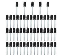 Lot de 50 dés à coudre pour poteaux de tente et d'auvent, compatibles avec les tubes de 16 mm à 25 mm, fournit une connexion stable et fiable pour les structures extérieures (16 mm)