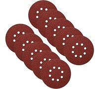 Lot de 50 disques abrasifs auto-agrippants Ø 150 mm 8 trous pour ponceuse excentrique Disques abrasifs Fixation par exemple pour Hilti WFE DeWalt Makita Grain 80